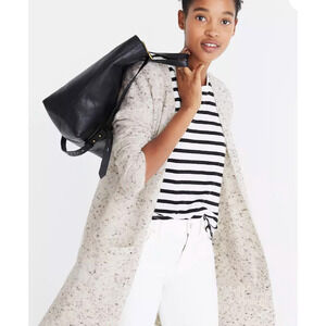Madewell Ivory Boucle cardigan